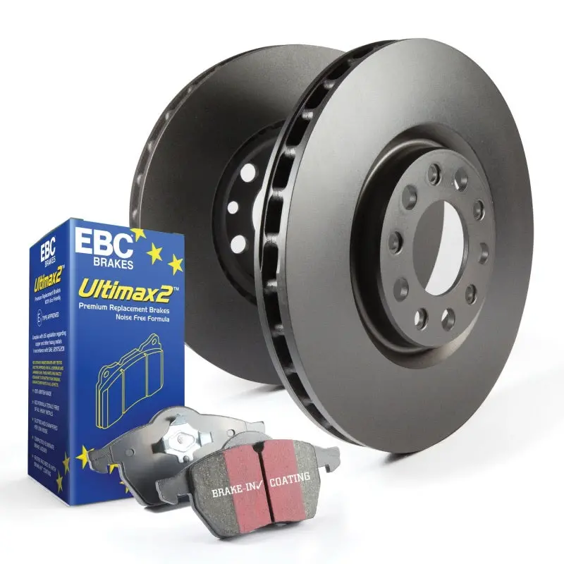 Ebc S1 Performance Brake Kit – Ultimax Pads + Rk Drilled & Slotted Rotors 2