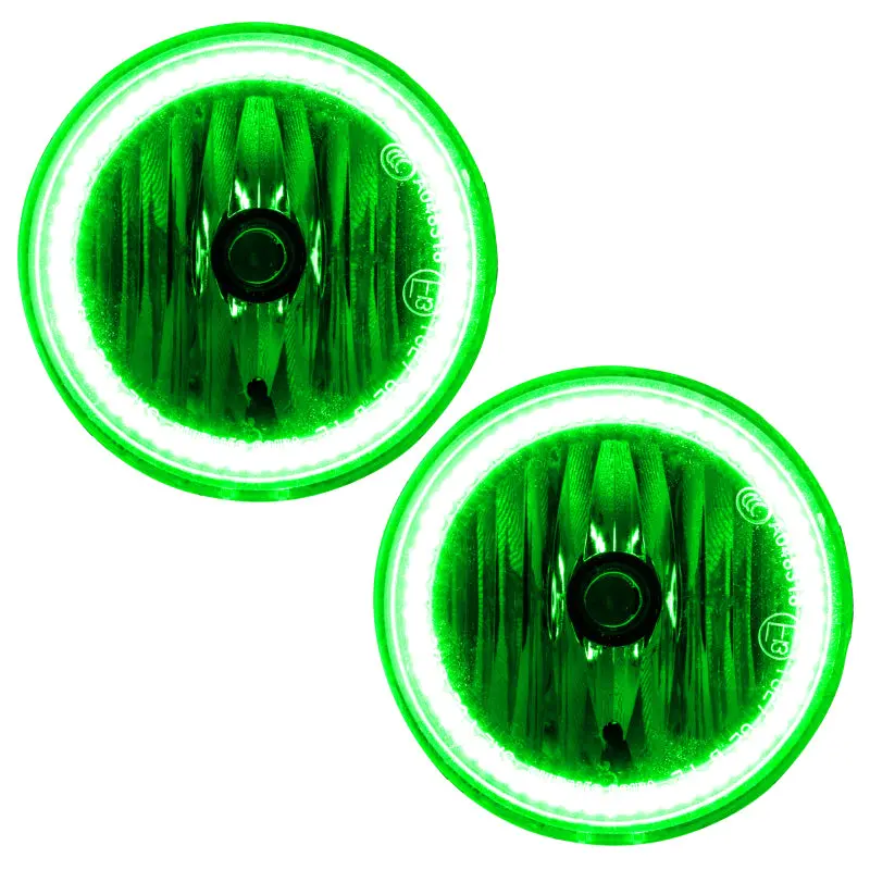 Oracle Lighting 07-09 Jeep Compass Pre-Assembled Led Halo Fog Lights -Green 1