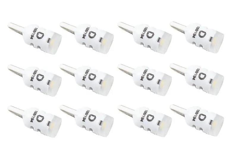 Diode Dynamics Hp3 Led 194 Bulbs – Natural White, High-Performance, Pack Of 12 1