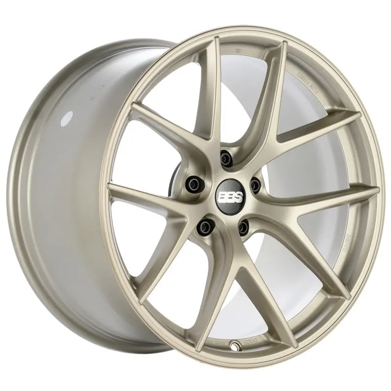 Bbs Ci-R Satin White-Gold Alloy Wheel – 19X8.5", Et52.5, 5-Bolt Face 1 Design 1