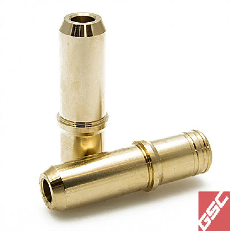 Gsc P-D Manganese Bronze Valve Guides — +0.001" Oversize Od, Compatible With Honda D16 Intake/Exhaust Valves (Sold Individually) 1