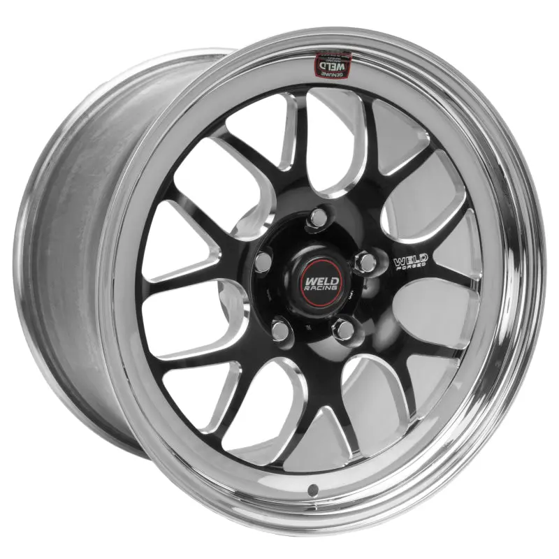 Weld S77 17X9 / 5X4.75 Bp / 5.2In. Bs Black Wheel (High Pad) - Non-Beadlock 1