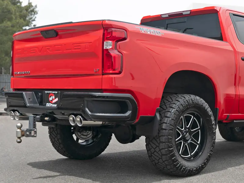 Afe Power Vulcan Cat-Back Exhaust System – 3In Stainless Steel, Polished Tips, Designed For 2019 Gm Silverado/Sierra 1500 V8 5.3L 2