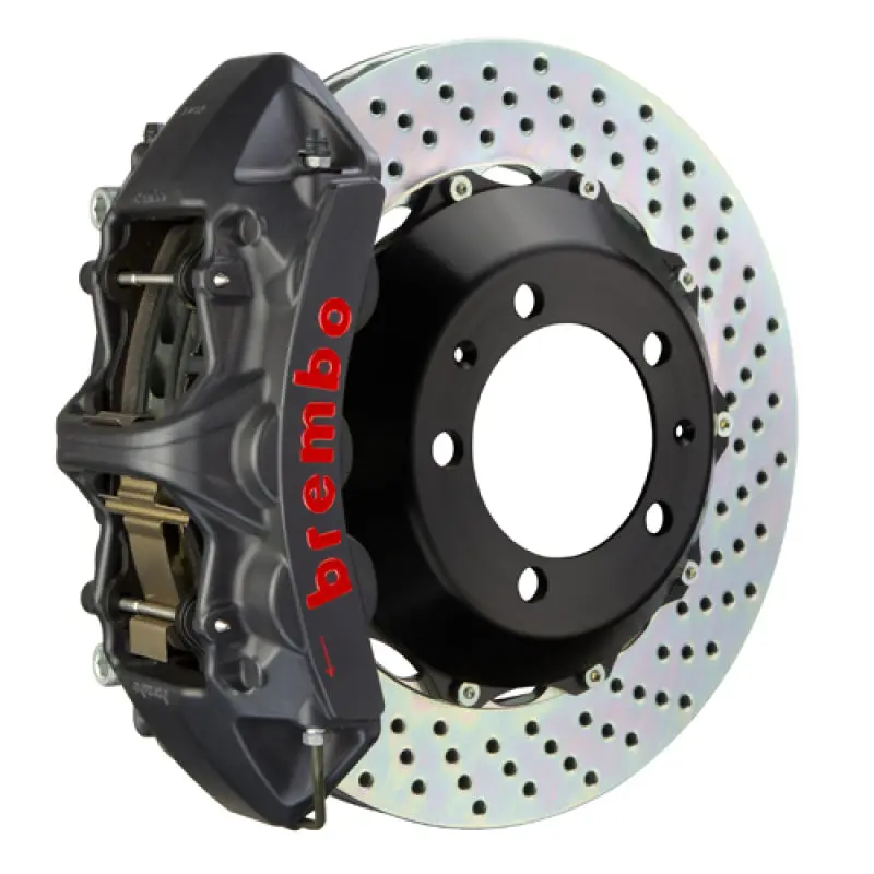 Brembo Gts Big Brake Kit For 1989–1994 Porsche 911 Carrera — 6-Piston Front Calipers, Drilled 355X32Mm Two-Piece Rotors 1