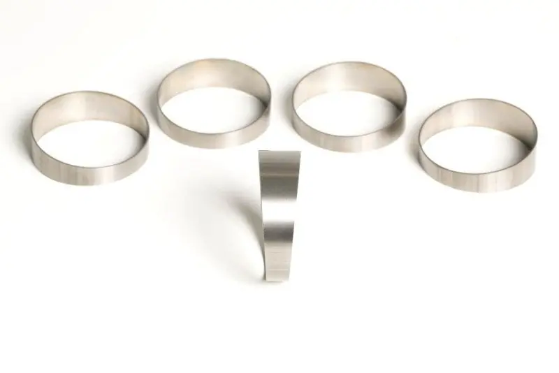 Ticon Titanium Pie Cut Elbows – 3.0" Diameter, 45° Bend, 4.8" Clr, 1.2Mm Wall, Pack Of 5 1