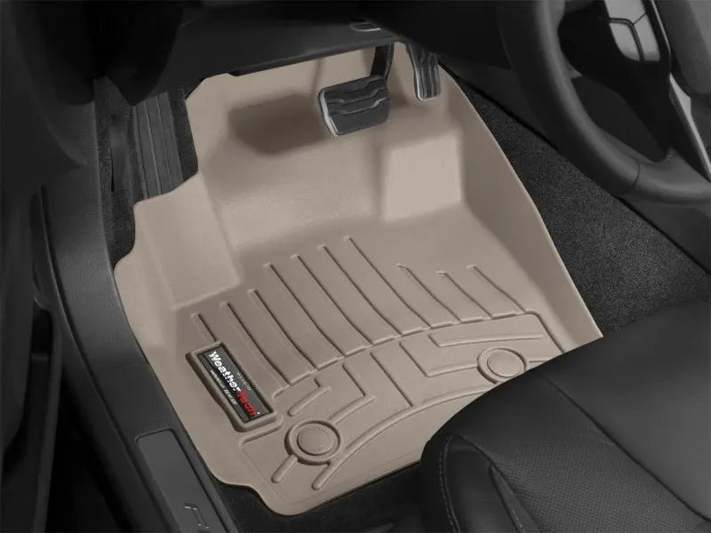 Weathertech Rear Floorliner — Tan Color, Universal Fit With Customizable Trim 1