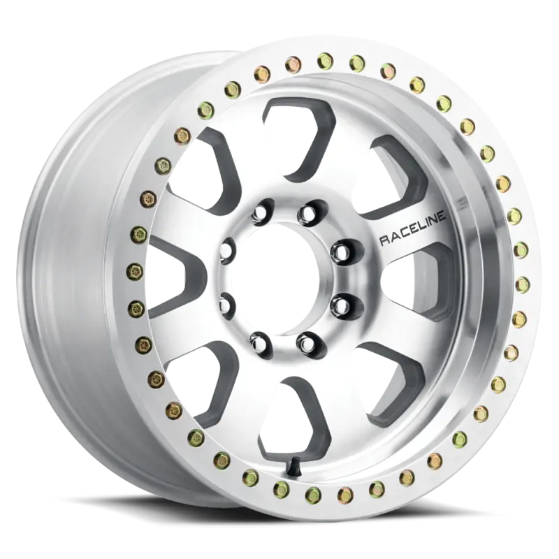Raceline Rt260M Avenger Beadlock Wheel – 20X10 Inch, 5X127 Bolt Pattern, -12Mm Offset, 83.82Mm Bore, Machined Finish 1