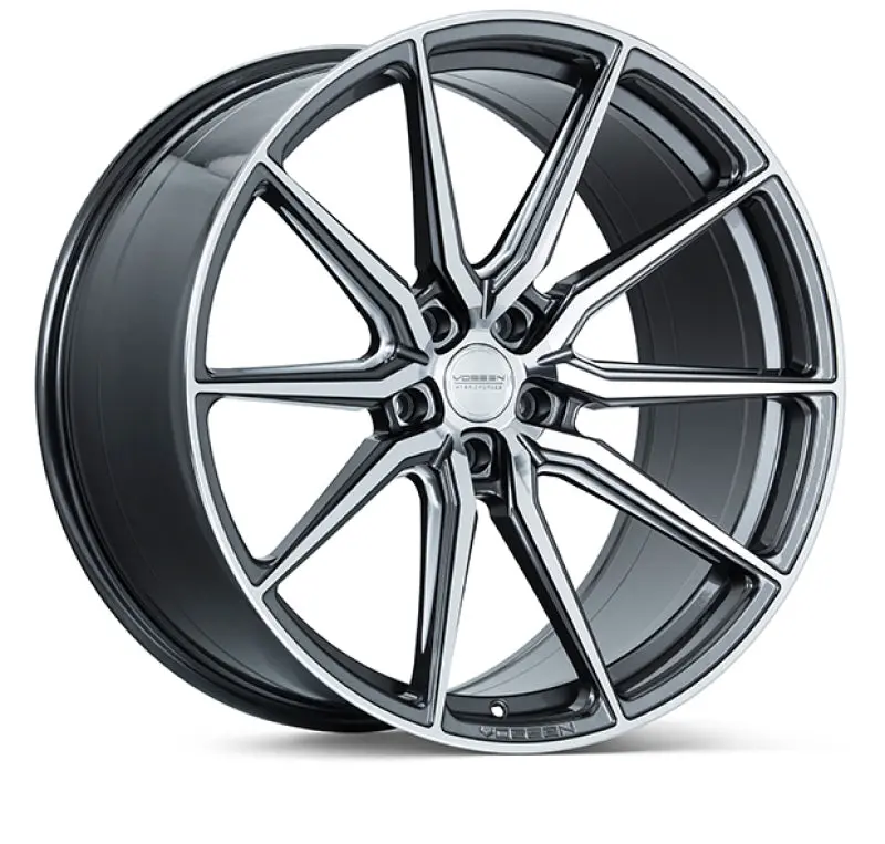 Vossen Hf-3 20X9-Inch Gloss Graphite & Polished Wheel – 5X120, Et35, Flat Face, 72.56Mm Hub Bore 1