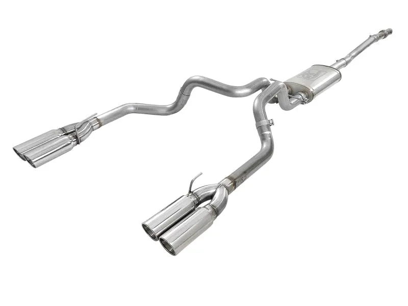 Afe Power Vulcan Cat-Back Exhaust System – 3In Stainless Steel, Polished Tips, Designed For 2019 Gm Silverado/Sierra 1500 V8 5.3L 1