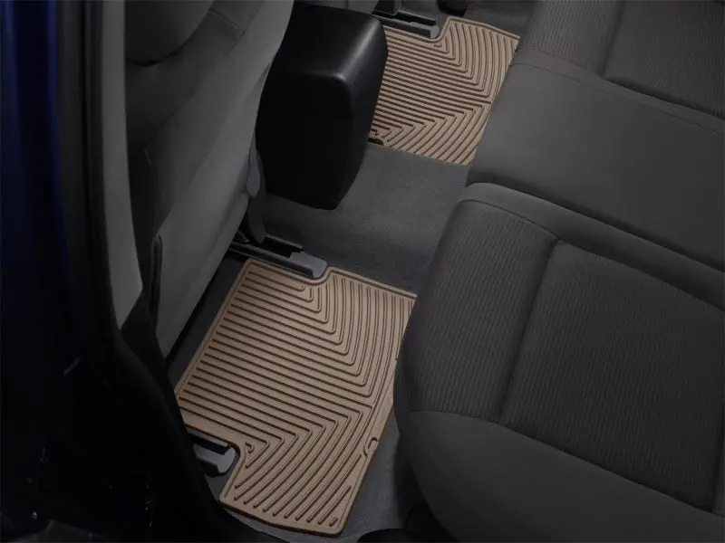 Weathertech Rear Floor Mats For 2010–2019 Ford Taurus – Tan Rubber Construction 1