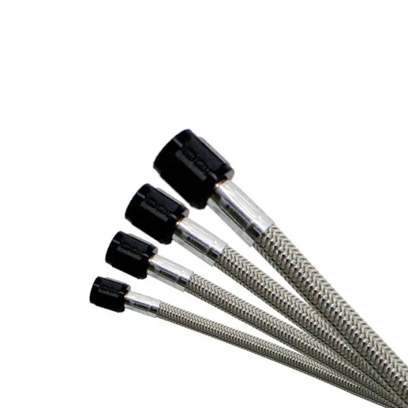 Nitrous Express -4An Stainless Steel Braided Sho Hose – 12.5-Inch Length, Black 1
