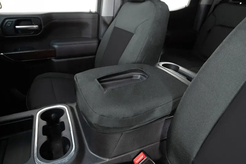 Covercraft 16-24 Nissan Titan Endura Precisionfit Custom Second Row Seat Covers - Black/Charcoal 2