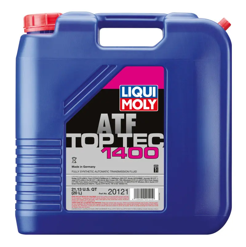 Liqui Moly Top Tec Atf 1400 Automatic Transmission Fluid – 20-Liter Drum 1