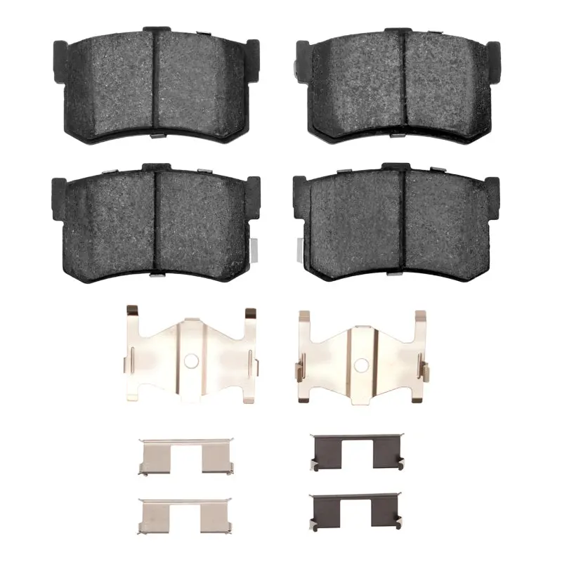 R1 Rear Brake Pad & Hardware Kit For 1994–1998 Hyundai Sonata – Oe-Style Optimum Replacement 1
