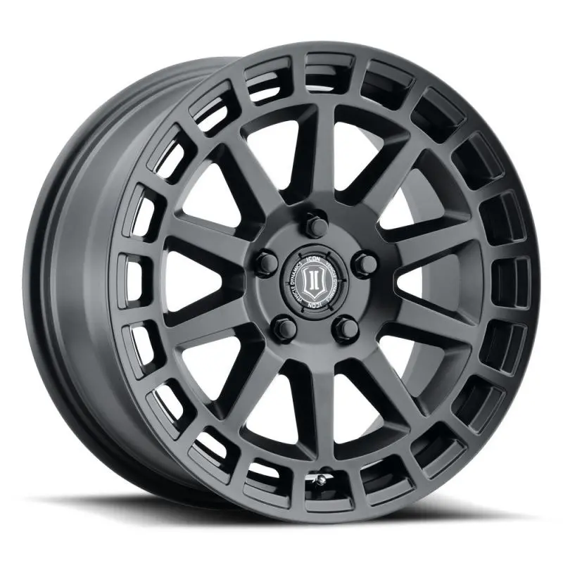 Icon Journey 17X8.5 5X108 38Mm Offset 6In Bs Satin Black Wheel 1