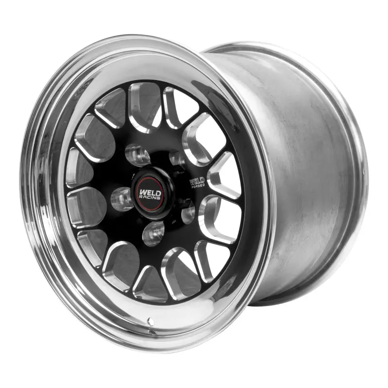 Weld S77 Low-Pad Black Alloy Wheel – 15X7.33", 5X4.5", 4.5" Backspace, Non-Beadlock 1