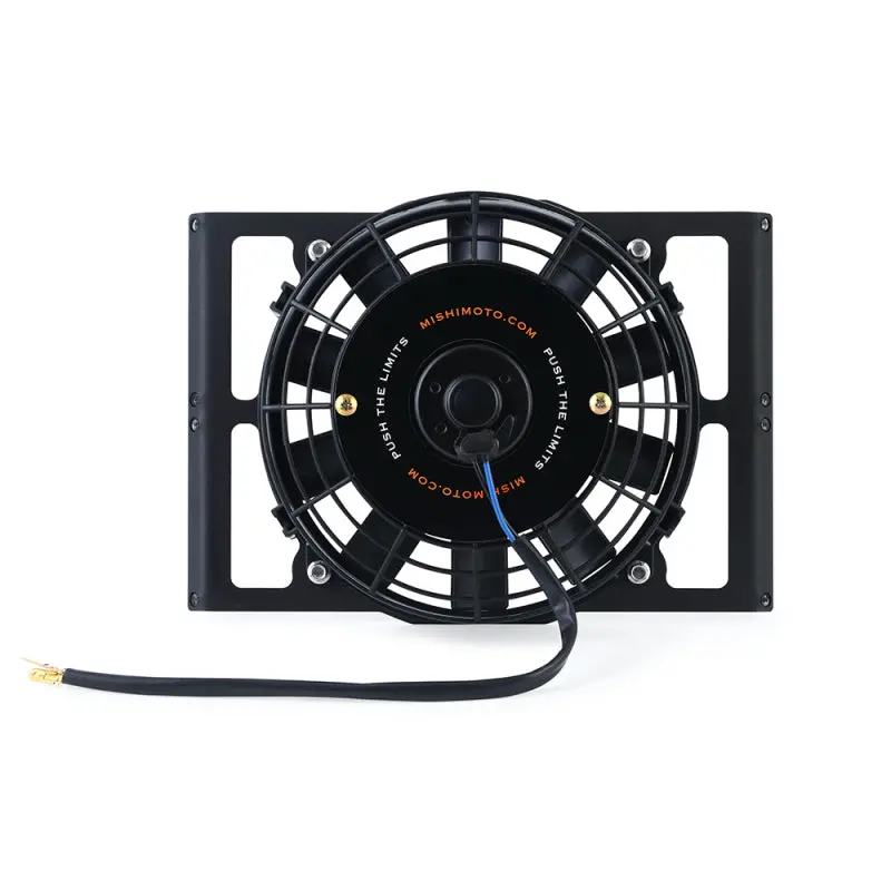 Mishimoto Universal 10" Heavy-Duty Oil Cooler Fan Shroud – Micro-Wrinkle Black Finish 1
