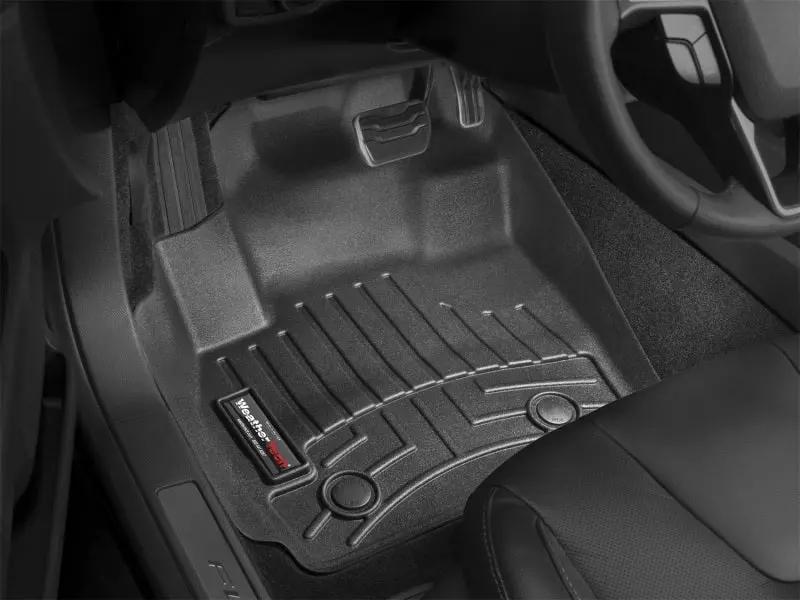 Weathertech Rear Floorliner – Universal Black Trim Fit 2