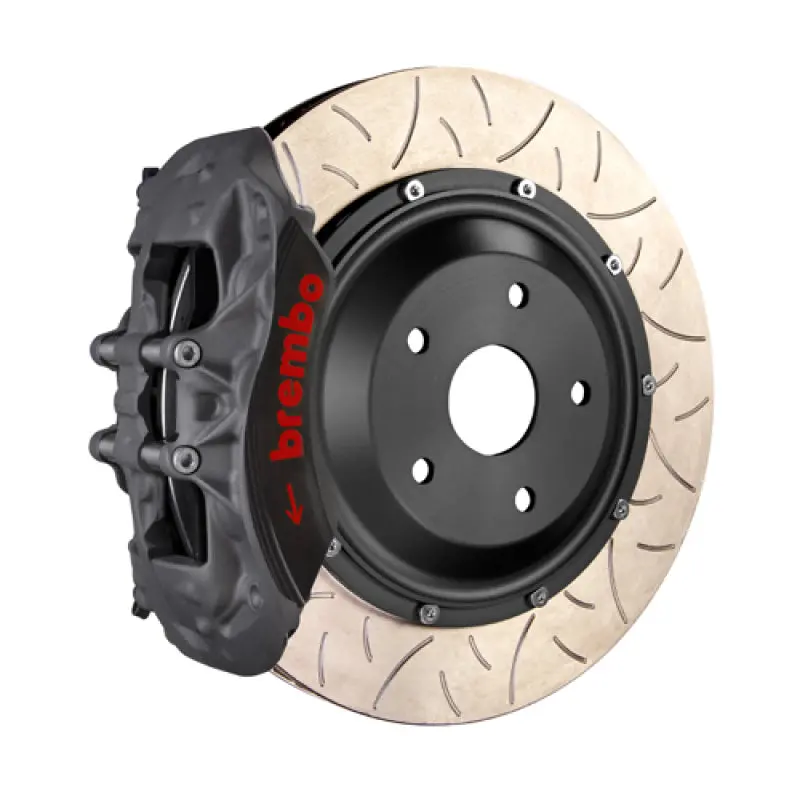 Brembo Pista Race Brake Kit – 355Mm Two-Piece Rotors, 6-Piston Forged Calipers, Black Finish, Fits 2013–2018 Bmw 320I M Sport 1