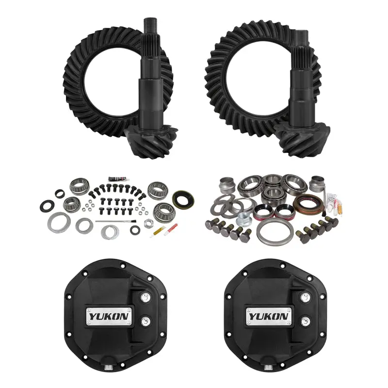 Yukon Gear Stage 2 Re-Gear Kit – Dana 44 Axle, 5.38 Ratio, 28-Spline, Includes Covers – For Jeep Jl/Jt 1