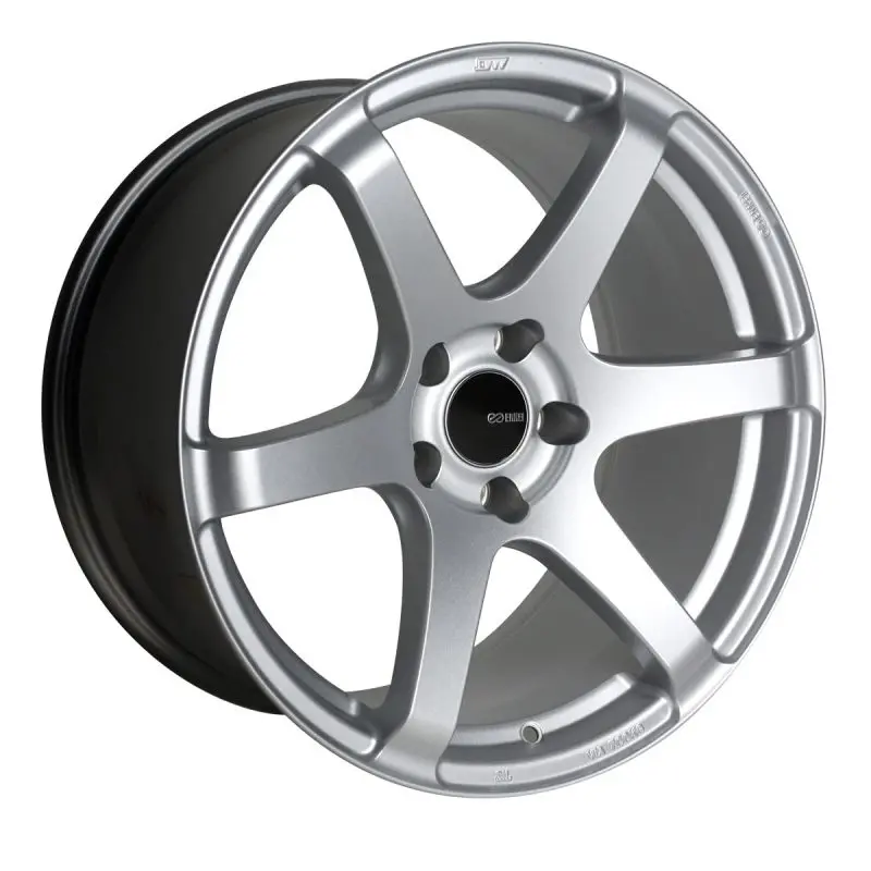 Enkei T6S Matte Silver Alloy Wheel – 18X8, 5X112, 45Mm Offset, 72.6Mm Center Bore 1