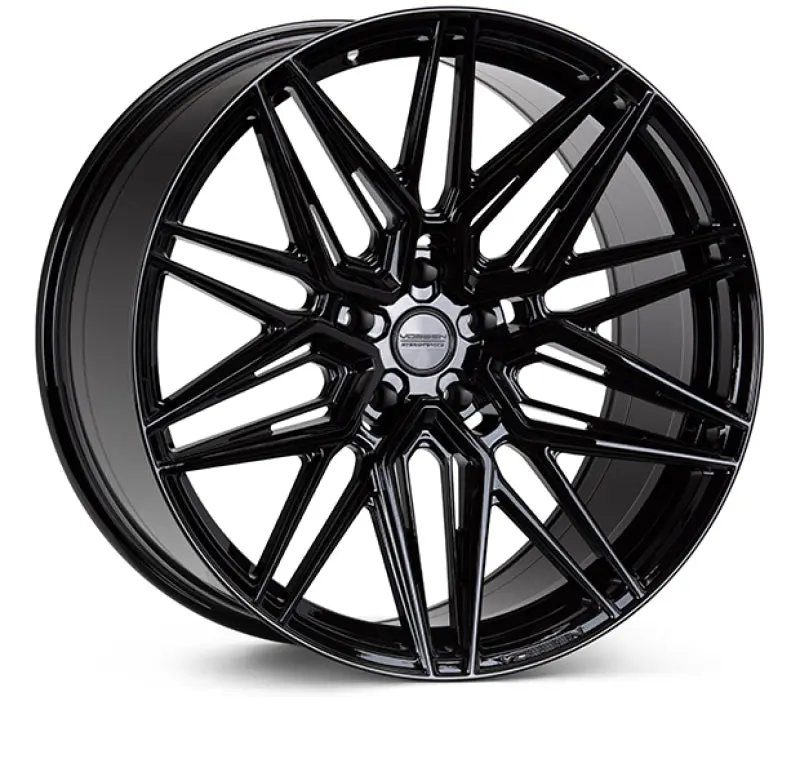 Vossen Hf-7 Gloss Black Forged Alloy Wheel – 19X8.5", 5X112, Et42, Flat Face, 66.5Mm Bore 1